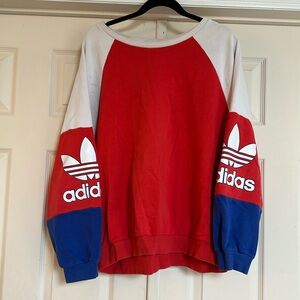 Adidas ColourBlock Logo Crewneck